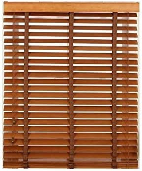PVC Venetian Blind Blinds Easy Fit Curtains Trimmable Fittings Windows Treatment Shutters Twist Open Close (Walnut, 90x150)