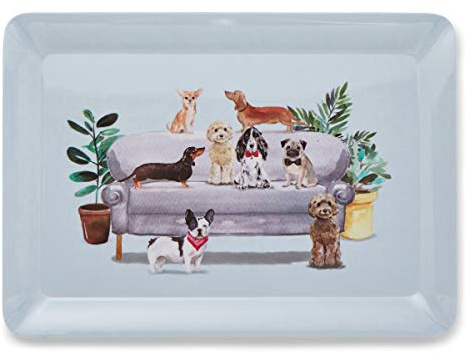 Cooksmart Kleines Serviertablett in britischem Design, für mehrere Anwendungen im Haus, Tabletts zum Servieren von Speisen oder Getränken, Größe L