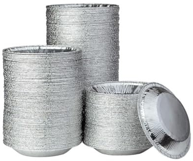 LGT 50 Pack Mince Pie Jam Tart Foil Dishes Fruit Pies Cupcakes Sweets Pastry Buffet Cases Pudding Cake