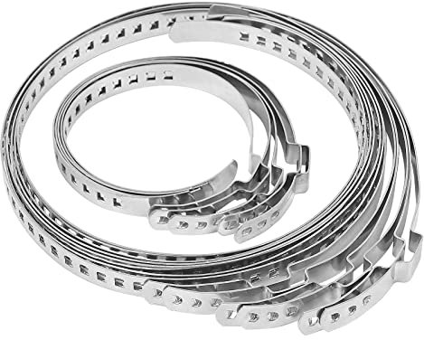 MaxEarn 30Pcs CV Boot Clamps(15Pcs Large + 15Pcs Small), Universal Adjustable Stainless Steel Drive Shaft CV Joint Boot Bands, Axle Repair Clamps Kit, Hose Clamp Tool for Car Truck SUV