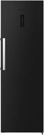 Teknix TH60TLBIX 60cm Freestanding Tall Larder Fridge - 370L Capacity - Metal Tech Cooling - Chrome Wine Rack - Stainless Steel - D Rated, H185.5 x W59.5 x D65.1 (cm)