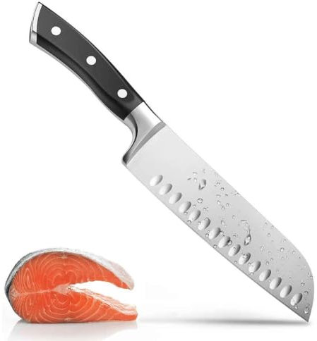 SKY LIGHT Kochmesser Profi aus deutschem Edelstahl, Klingenlänge 17 cm