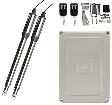 ZKLGS Sliding Gate Motor, 300KG Automatic Electric Double Leaf Swing Door Opener Swing Gate Actuator Operator Arms Drive Courtyard Garage Access Control for Sliding Gate Motor