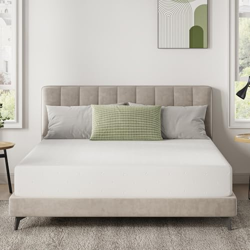 Novilla Queen Mattress 10 Inch, Queen Memory Foam Mattress for Pressure Relief & Balanced Support, Nightlong Cooling Comfort, CertiPUR-US Certified Mattress in a Box