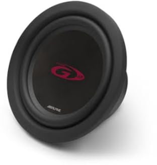 Alpine SWG-844 Hochleistungs-Subwoofer (400 W, 8 Zoll / 20 cm), Schwarz