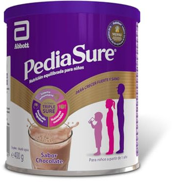 PediaSure – Sabor Chocolate – Complemento Alimenticio para Niños con Proteínas, Vitaminas y Minerales – 400 gr