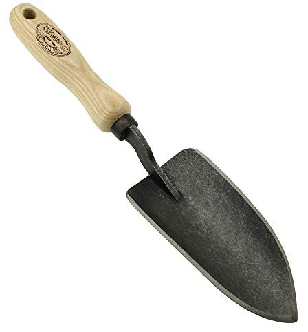 DeWit Blumenkelle 'Welldone' 33 cm I Profi Blumenschaufel & Unkrautstecher in Bester Qualität I FSC®-zertifizierte Handschaufel I Handgemachte Garten-Schaufel klein I Garden Tools – Made in Holland