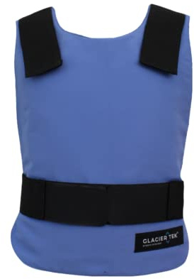 Glacier Tek Children's Cool Vest Personal Cooling, 59 Degrees for 2.5 Hours, Includes Cool Packs, Recharge in 30 Minutes, Blue