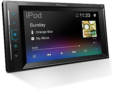 Pioneer DMH-241EX 6.2 Resistive Touchscreen Double Din Car Stereo