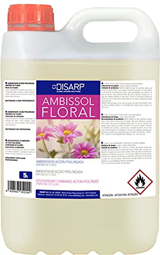 DISARP GLOBAL HYGIENE SOLUTIONS Ambientador Líquido de acción prolongada fragancia floral, Blanco