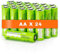 PeakPower Akku AA NiMH | 24 Stück Batterien AA wiederaufladbar 1,2V | optimierte Kapazität, geringe Selbstentladung, vorgeladen | AA Akkus wiederaufladbar x24