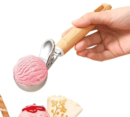 Cuchara de Hielo,Acero inoxidable para Pastelería y Helados | Utensilios