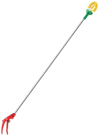 Recolector de frutas con pértiga telescópica y cesta recolectora - Recoleçtorde frutas manual para cerezas, manzanas y peras Ayudante de profesional con tijeras de podar | Recolector de fruta