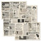 corpus delicti :: Papiertischsets – praktische Platzsets als Abreißblock - Vintage-Anzeigen aus Zeitungen – Newspaper