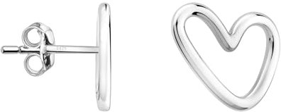SOFIA MILANI - Damen Ohrring 925 Silber - Ohrstecker als Herz - 20816