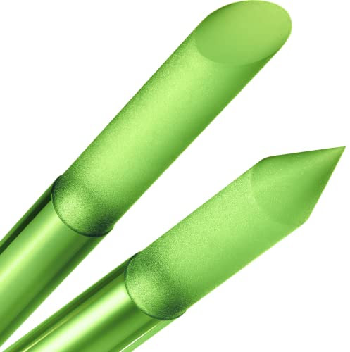 Glas Nagelhautschieber Nagelfeile – Manikürestäbchen, Professionelle Präzisionsfeile Hautschieber für Nagelhaut, Schleifoberfläche nutzt sich nie ab, echte tschechische Qualität von Gladzy