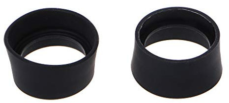 Karrychen 2pcs Soft Rubber Eyepiece Eye Shield 29-30mm Eye Guards Cups Eyepiece Covers For Binocular Microscope