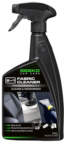Gecko Nettoyant et désodorisant pour Tissus 750ml, Noir