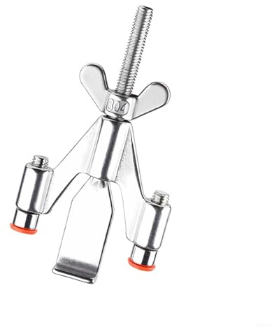 Fauhapyway 304 Barra de seguridad portátil para puerta, bloqueador antirrobo ajustable, se adapta a puertas de apertura interior, seguridad de viaje en el hogar (longitud)