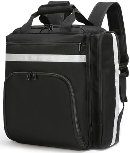 REHOOF Zaino Medico di Emergenza, Borsa Trauma per Primo Soccorso con Catarifrangente,Zaino Infermiere Domiciliare,Grande capacità di Primo Soccorso Medico per Campeggio, Escursionismo, Trekking C