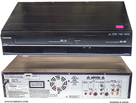 Toshiba DVR610 1080p Upconverting Tunerless VHS DVD Recorder