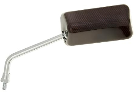 VICMA 8430525038851 Mirror Left, F1 Left, M8 Short Right-Hand Thread, Carbon-Look Red