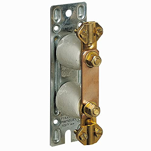 LEGRAND | Barrette Cosga, Accessoire Pour Raccordement De Terre, Platine Métallique 150x45mm, Pour Câbles 10mm² à 35mm², Fixation Par Vis Ø3,5mm
