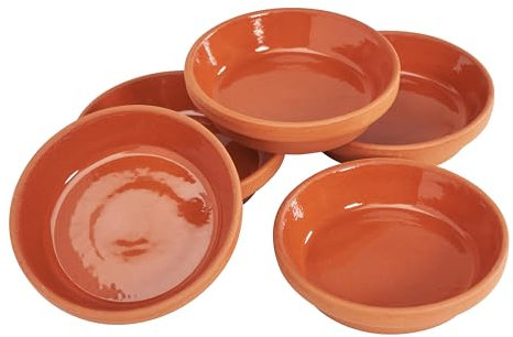 Terrakotta-Unterteller Innen-Ø 5-12 cm zur Auswahl Untersetzer Tontöpfe Innen-Ø 5 cm, 5 Stück