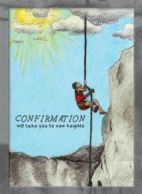 Salutare Stationery Rock Climber Confirmation Card