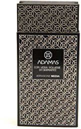 ADAMAS | Buffer Per Piedi Rimozione Calli, Occhio Di Pernice, Duroni,Pelle in Eccesso | Polvere di Diamante Abrasione Media Nero | Raspa Pedicure Professionale | Made in Italy 1PZ