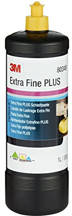 3M Perfect-it Extra Fine Plus Schleifpaste 80349 - zur Autopflege, Autopolitur, und Auto Aufbereitung - 1 Liter Flasche