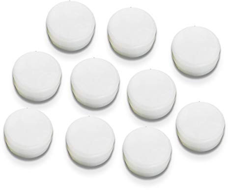 10 x Rasseldosen zum Einnähen in Babyspielzeug oder Katzenspielzeug, Rasseldosen laut, 38 mm