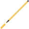 STABILO Fasermaler Pen 68, Strichstärke: 1,0 mm, gelb VE=3