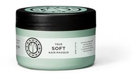Maria Nila True Soft, Hårmask 250 ml, För torrt hår, Arganolja återfuktar & minskar frissighet, 100% Vegan & sulfat-/parabenfri