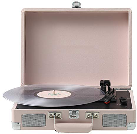 ROLTIN Giradischi, Valigia Giradischi con Bluetooth Multifunzione, Uscita Linea RCA, Ingresso AUX, Uscita Audio da 3,5 mm, per intrattenimento e Decorazione Domestica