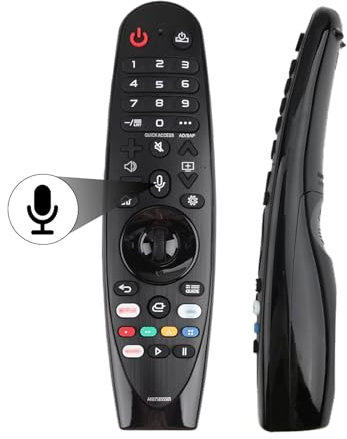 Télécommande pour LG Smart TV Universelle, Magic Telecommande avec Pointeur et Fonction Vocale AN-MR20GA/19BA/18BA/AKB75855501 4K UHD OLED Nanocell QNED Smart TV