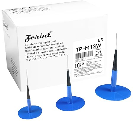ZERINT TP-M13W Kit de Reparación de Combinación, Kit de Tapones para Reparación de Pinchazos de Neumáticos, Vástago Envuelto de 4.5 x 36 mm, 6 x 45 mm y 9 x 60 mm, 8 Piezas Cada Uno