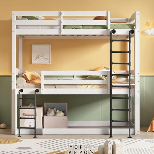 Scala a gradini in metallo da parete per loft domestico, capacità di carico di 150 kg, scala di emergenza per pozzo finestra, tetto/garage all'aperto, altezza 119-190 cm