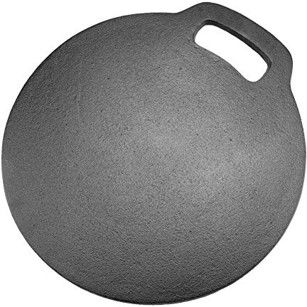Non Stick Gjutjärn Pizza Bakning Stenplatta Premium Hållbar Pizza Stone för jämn matlagning för att baka Pizza Bröd Scones Ugn Säker Hög värmelagring