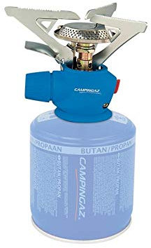 Campingaz Twister Plus PZ gas stove, 1-burner camping stove for outdoor, backpacking or festivals, compact size, powerful output 2,600 watts, including carrying bag, runs off CV 470 gas cartridge