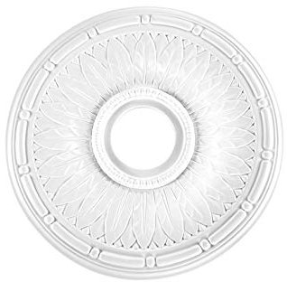 1 roseta | estuco | PU | techo | decoración | 100 x 100 mm | Grand Decor | R140