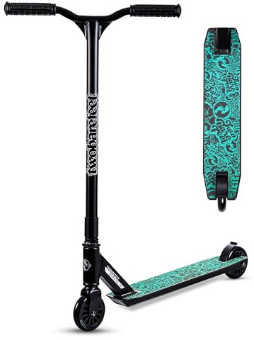 Two Bare Feet Cipher Model Stunt Scooter for Kids, Teens & Adults - Lightweight Freestyle Scooter with 360° Spin, ABEC-7 Bearings, 100mm PU Wheels, Durable Design for Tricks