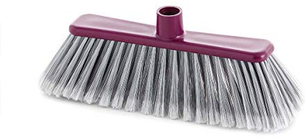 Maya | Escoba Antigolpes | Colección Atomic | Propiedad Antigolpes Gracias al Taco de Goma | Para Todo Tipo de Superficies | Tamaño: 32 x 7 x 13 cm | Color Burdeos