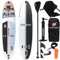ACTIVEWEIGHT Aufblasbares Stand Up Paddling Board | Premium SUP Stand Up Paddle Board für Erwachsene/Kinder | 10 lang, 32 breit, 6 dick | Kajaksitz-Umbausatz | Komplettes Kit enthalten |