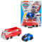 PAW PATROL True Metal Team Fahrzeuge 2er Set mit Feuerwehrwagen und Chase im Polizeiauto, Maßstab 1:55, Spielzeug für Kinder ab 3 Jahren