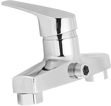 Garosa Grifo de Baño Grifo de Ducha Mezclador de Agua Fría Y Caliente Aleación de Zinc Bañera de Baño Grifo de una Manija Montado en la Pared Válvula de Ducha de Baño Grifo Mezclador,ducha