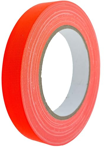 Varivendo NEON tejp 10 mm x 25 m tygband matt fluorescerande