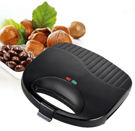 Macchina Elettrica Per Biscotti Alle Noci - Stampo Antiaderente Per Dolci, Pane, Snack | Macchina Automatica Per Waffle Alle Noci, Tostapane Multifunzione Per Colazione, Padella Elettrica Per Torta Al