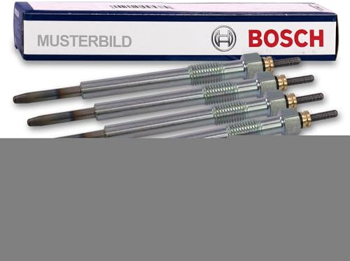 BOSCH 4x Glühkerze Duraterm 0250202023, Saugglocke, automatisch, grau