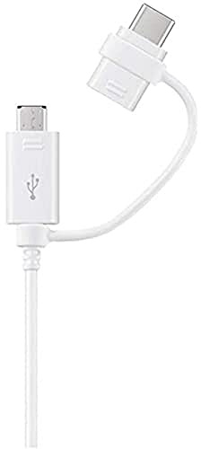 Samsung EP-DG930DWEGWW USB Typ-C Kabel mit Micro USB Adapter